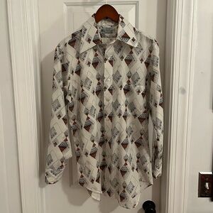 Vintage 70’s Permanent Press Button Down